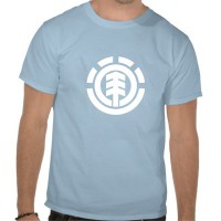 Camiseta Element Azul y Blanca